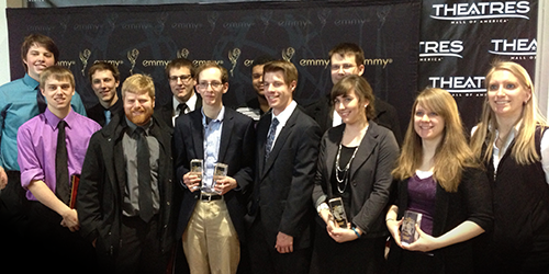 Students attended the awards ceremony  at the Theaters at Mall of America in Bloomington