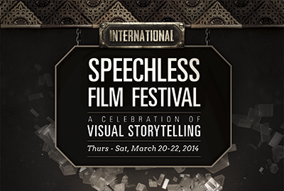 International speechless film festival promo flyer