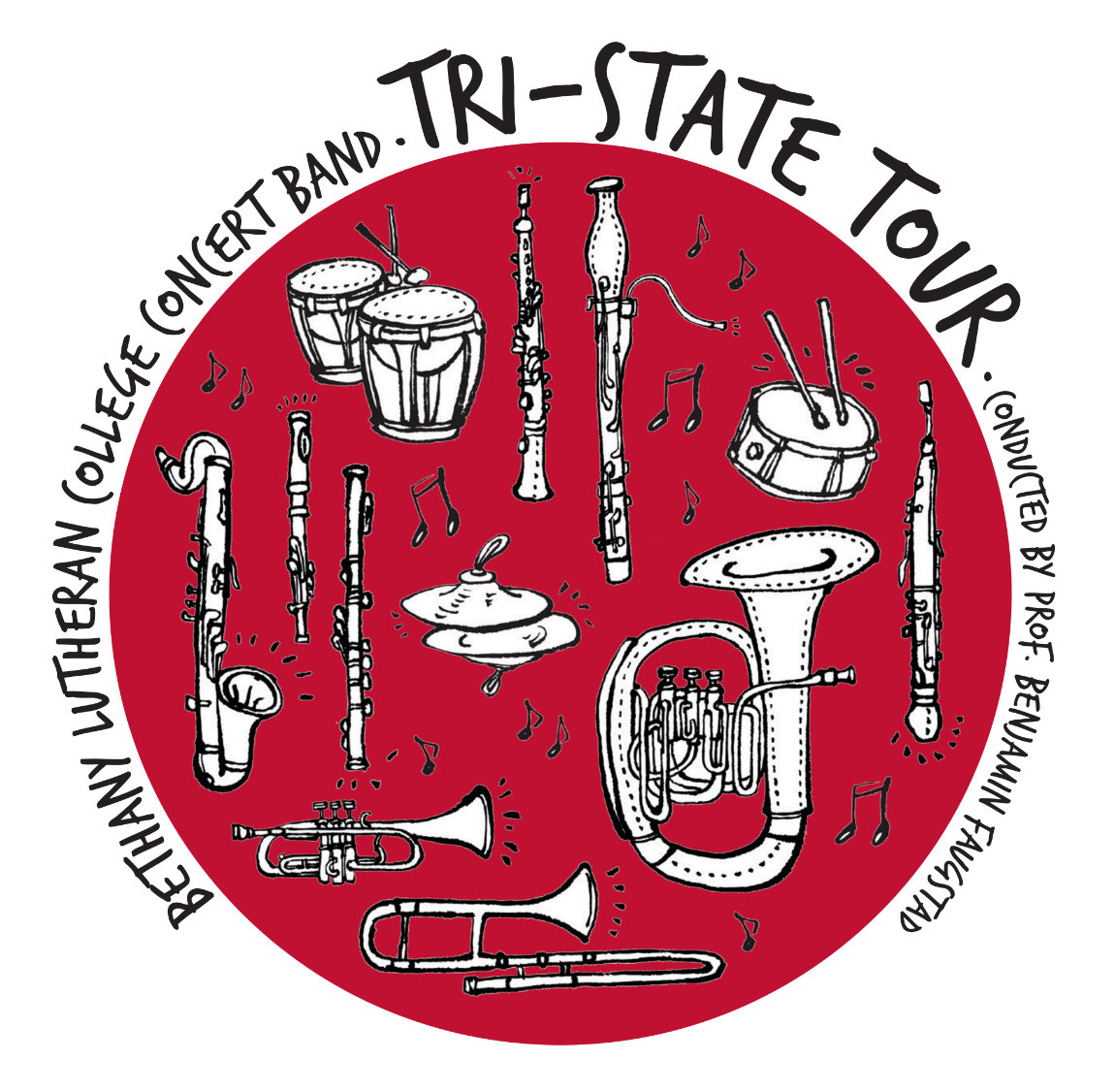 Tri-State band tour promotional poster