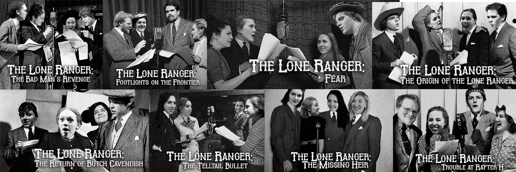 lone ranger promotion photos with students for different episodes