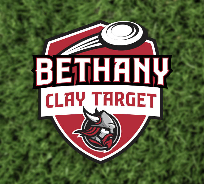 Behthany Clay Target logo over green grass background