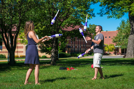 Juggling on the Green