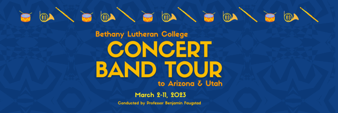 concert band tour to arizona and utah gold and blue