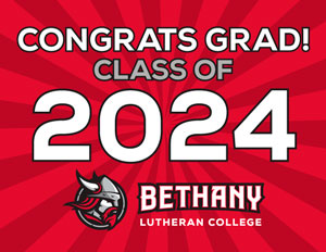 Congrats grad! Class of 2024 Graduate sign graphic