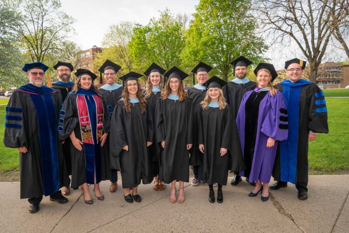 Group of graduate studies at Bethany Graduation ceremony, Bethany Magazine