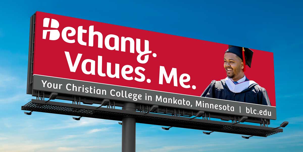 bethany values me billboard mockup