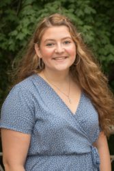 Photo of female scholarship recipient - blue dress