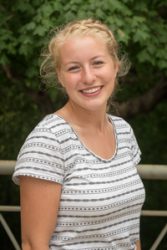 Photo of female scholarship recipient - white/black shirt